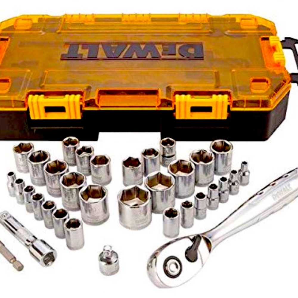 DEWALT Tough Box Tool KIT; 1/4""& 3/8"" Drive (DWMT73804)